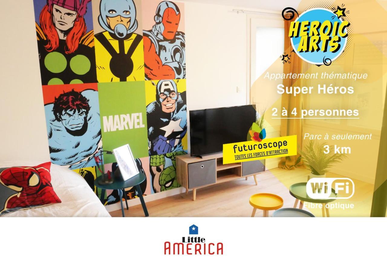 Little America - Appart Hotel 3Km Futuroscope ジョネ・クラン エクステリア 写真