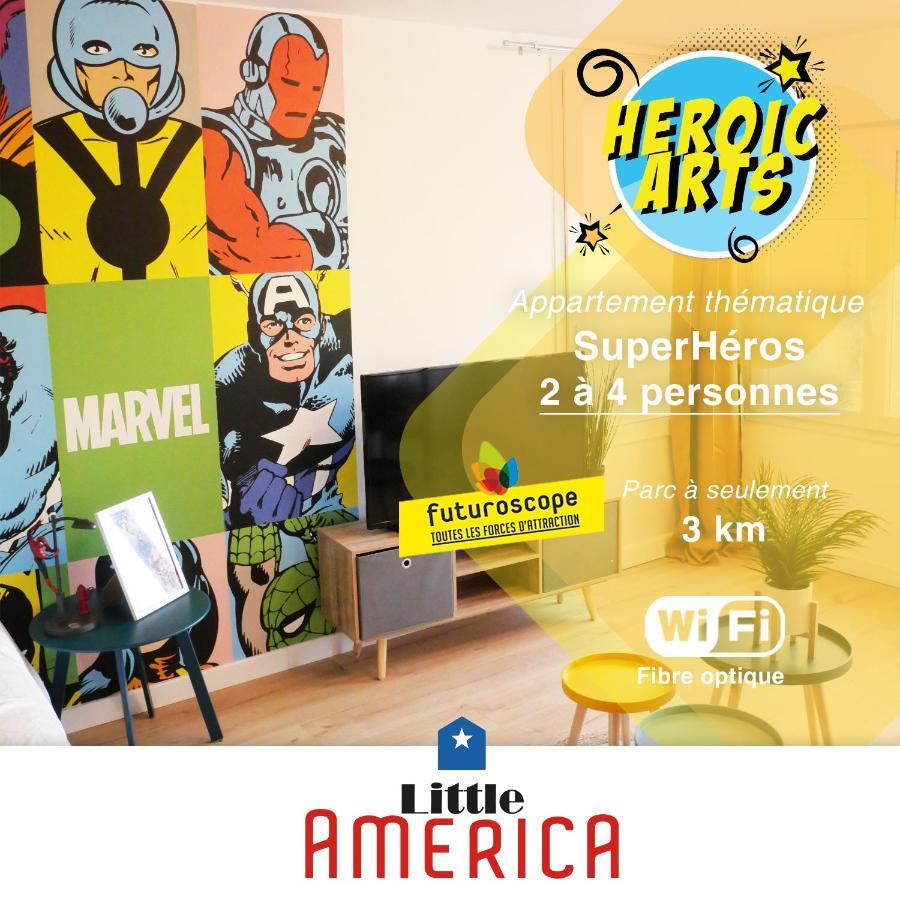 Little America - Appart Hotel 3Km Futuroscope ジョネ・クラン エクステリア 写真
